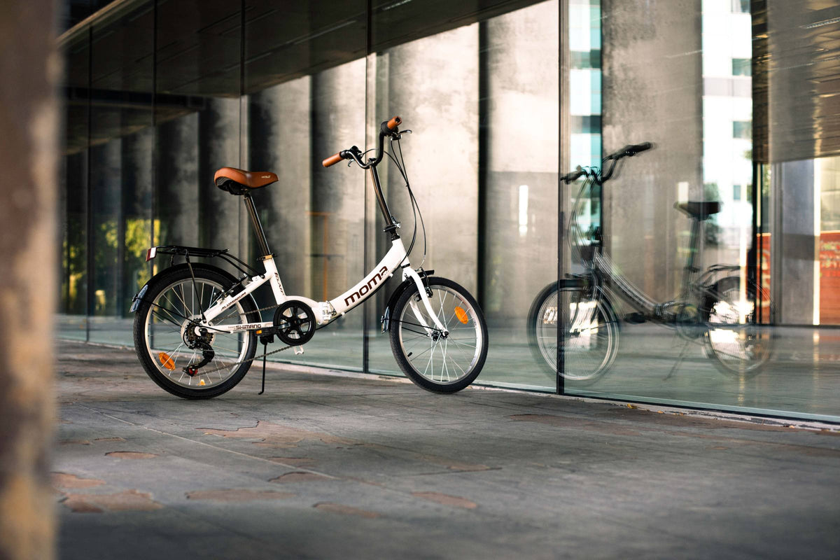 Moma Bikes Bicicleta Plegable Urbana TOP CLASS 24, Aluminio, SHIMANO 6v,  Sillin Confort : : Deportes y aire libre
