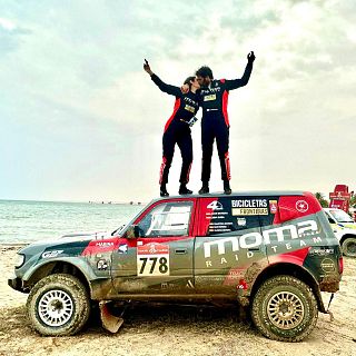 Entrevista a Lidia Ruba y Juan Morera ganadores del Dakar Classic 2023 con el equipo MOMABIKES